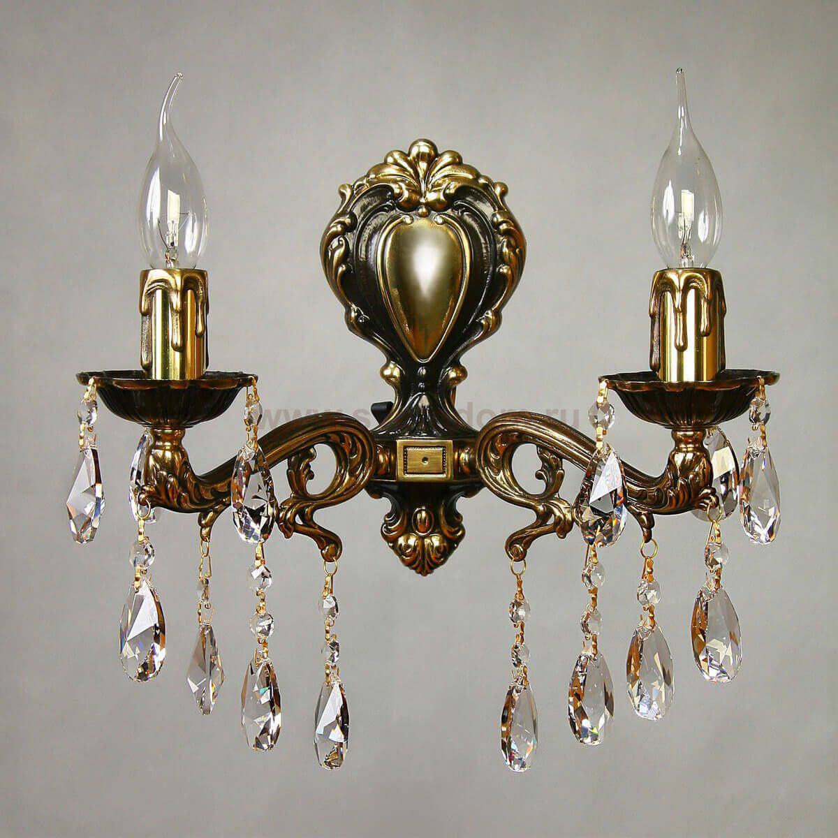 Светильник бра Ambiente 2128/2 PB Tear drop