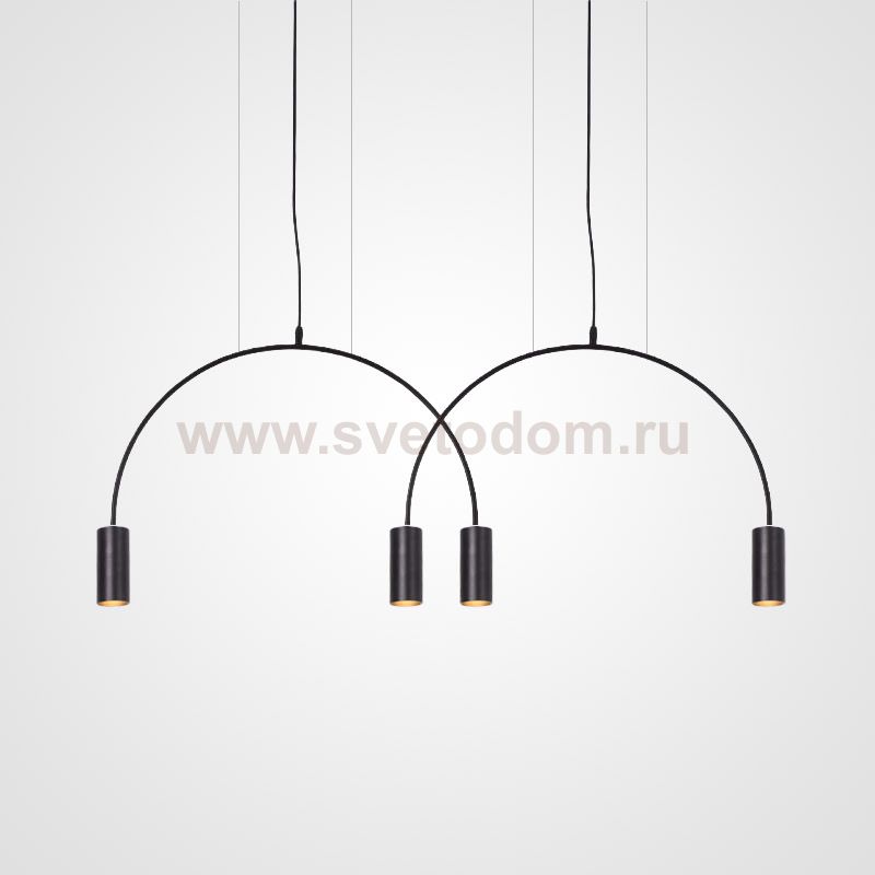 Подвесной светильник ARC 4 Black ImperiumLoft 212840-26