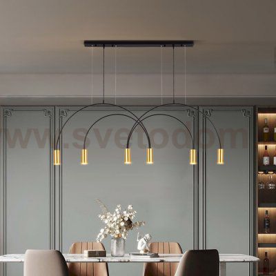 Подвесной светильник ARC 4 Gold ImperiumLoft 212841-26