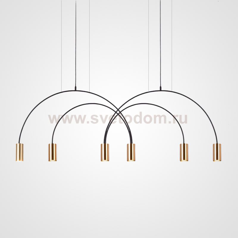 Подвесной светильник ARC 6 Gold ImperiumLoft 212842-26