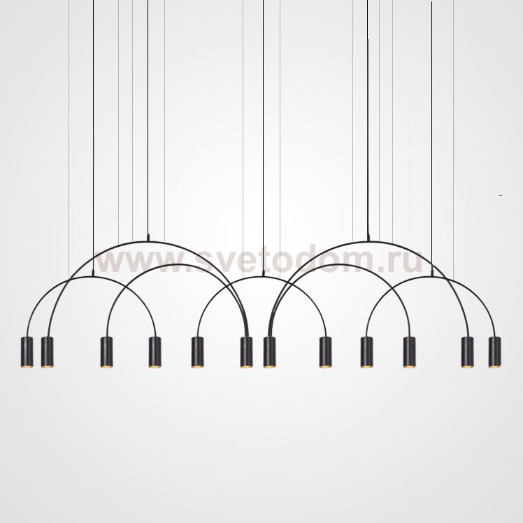 Подвесной светильник ARC 12 Black ImperiumLoft 212845-26