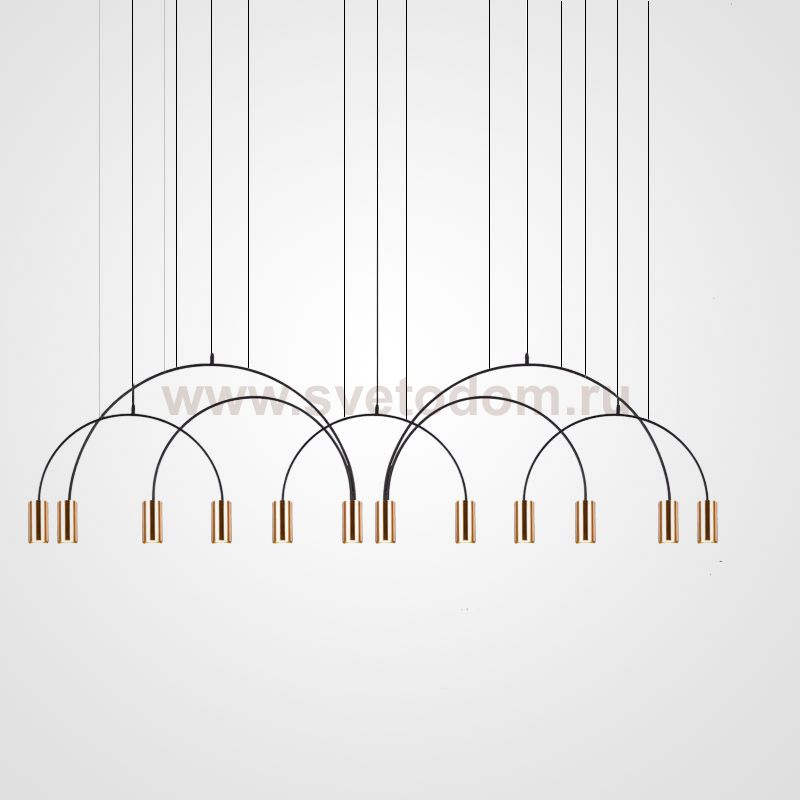 Подвесной светильник ARC 12 Gold ImperiumLoft 212846-26