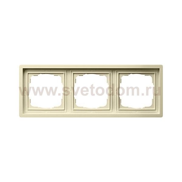Gira F100 Крем глянц Рамка 3-ая (G213111)