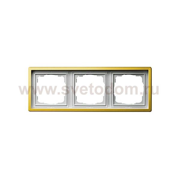 Gira F100 Латунь Рамка 3-ая (G213113)