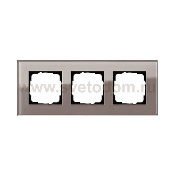 Gira ESP Дымчатое стекло Рамка 3-ая (G213122)