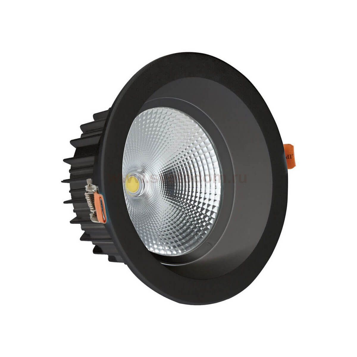 Светильник встраиваемый черный d10 h5 Led 5W (4000K) Kink light 2136,19