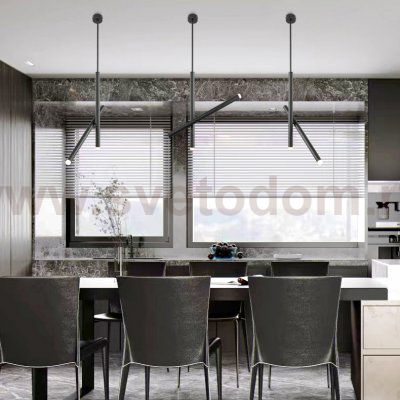 Потолочный светильник GORDIAN Black 10W ImperiumLoft 213633-23