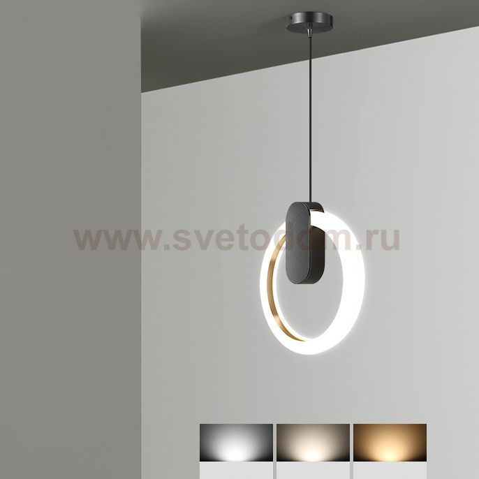 Подвесной светильник GINA D20 Black Трехцветный свет ImperiumLoft 213672-23