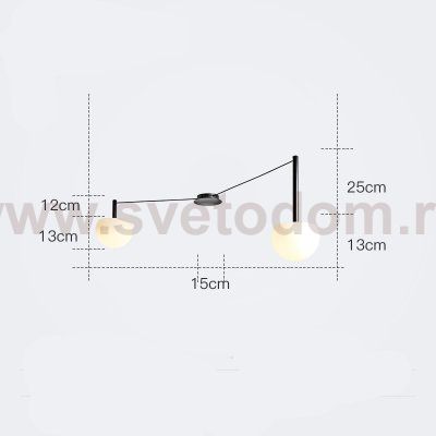 Потолочная люстра RANGEL L4 ImperiumLoft 213692-26