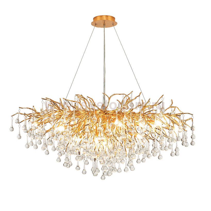 Люстра Droplet Chandelier oval L120 ImperiumLoft 213698-22