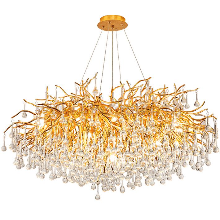 Люстра Droplet Chandelier circle D150 ImperiumLoft 213704-22