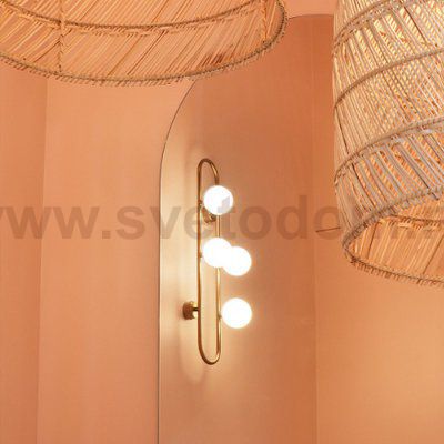 Настенное бра HOOP WALL H115 Gold ImperiumLoft 213736-26