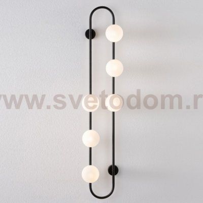Настенное бра HOOP WALL H115 Black ImperiumLoft 213737-26