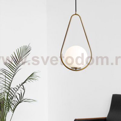 Подвесной светильник HOOP DROP Brass ImperiumLoft 213739-26