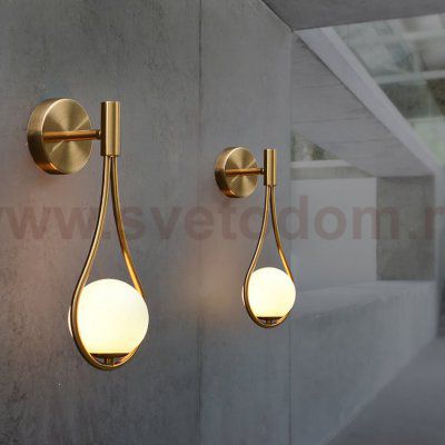 Настенное бра HOOP DROP WALL Black ImperiumLoft 213746-26