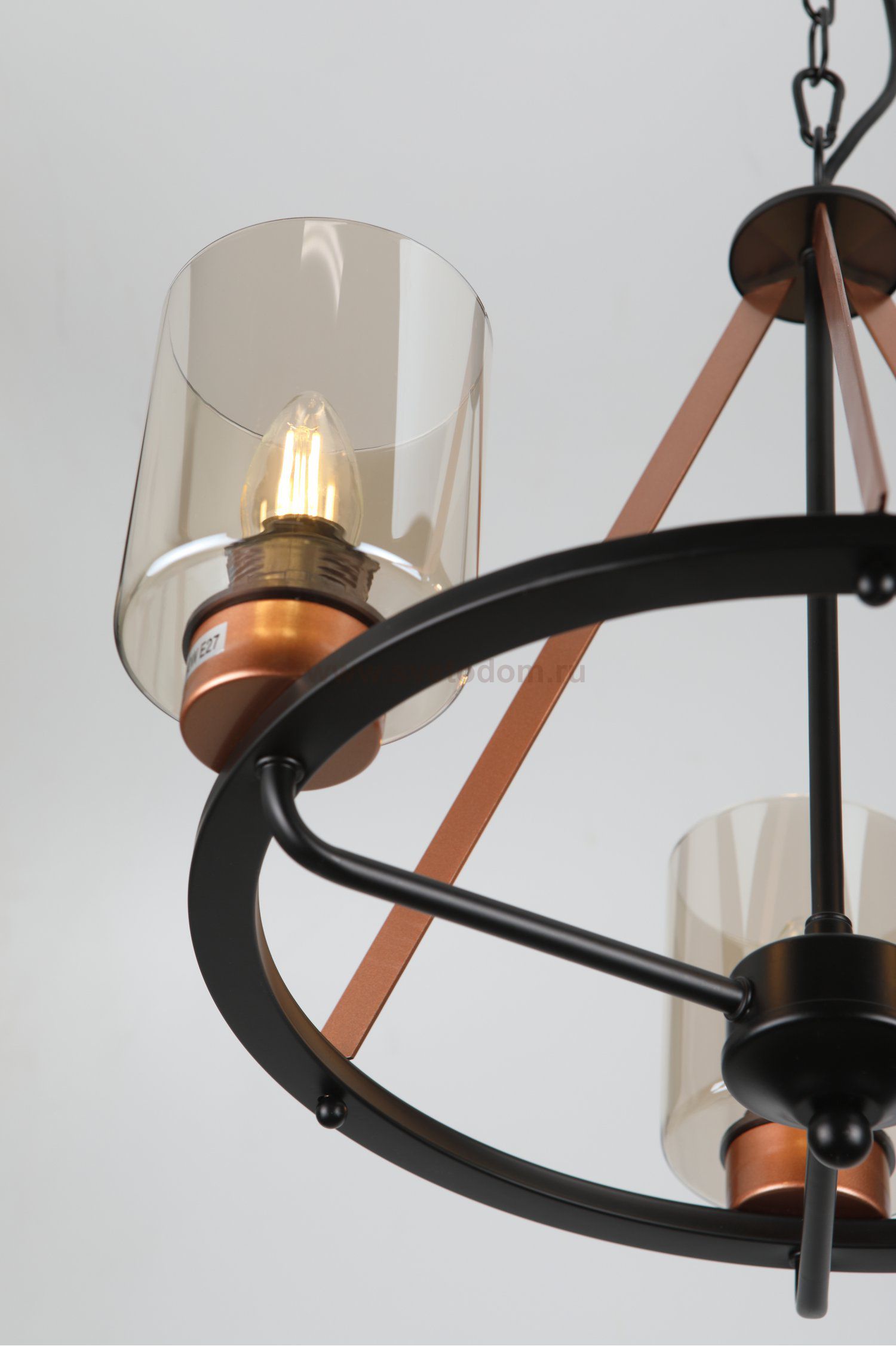 Люстра Rivoli Lilo 2139-203 3 * Е27 40 Вт классика