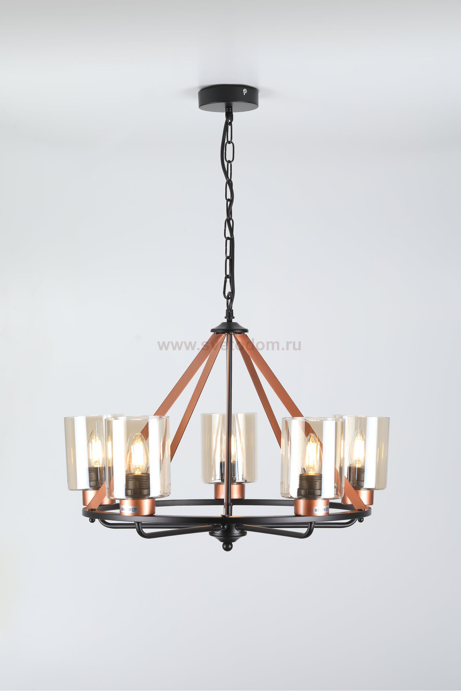 Люстра Rivoli Lilo 2139-205 5 * Е27 40 Вт классика