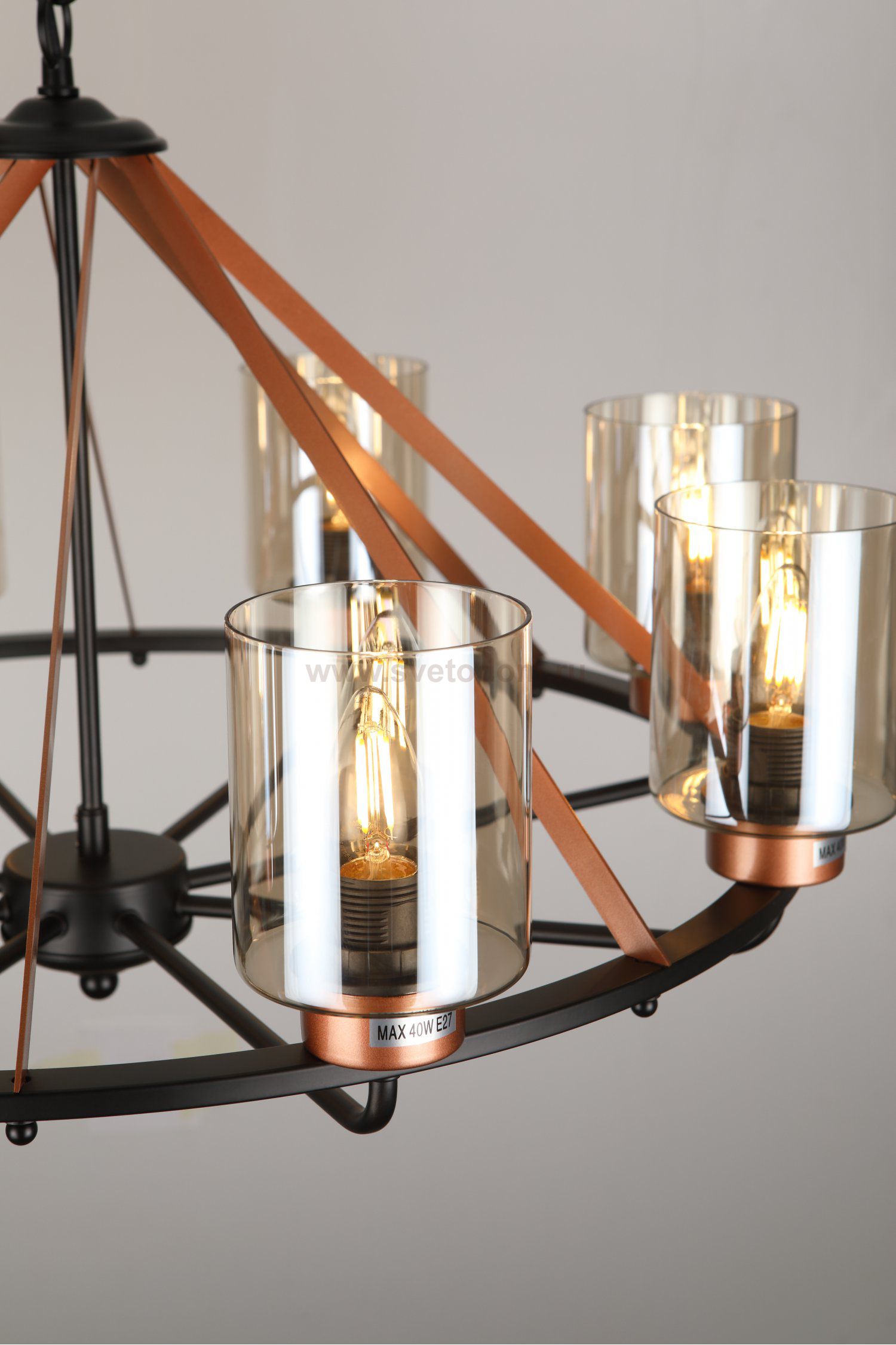 Люстра Rivoli Lilo 2139-208 8 * Е27 40 Вт классика