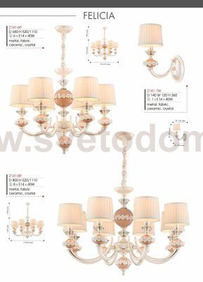 Люстра подвесная Favourite 2141-6P Felicia