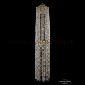 Люстра хрустальная большая Bohemia Ivele 2141/40-200/G