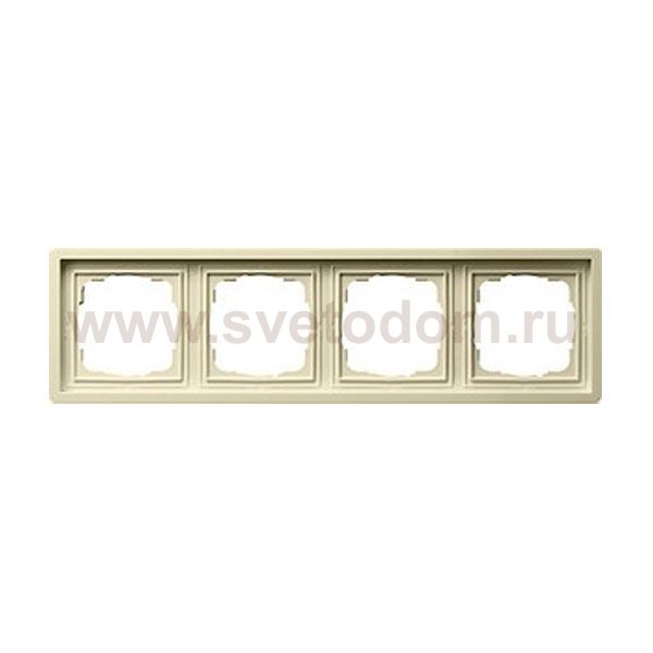 Gira F100 Крем глянц Рамка 4-ая (G214111)