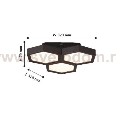 Люстра потолочная Favourite 2142-3C Favum