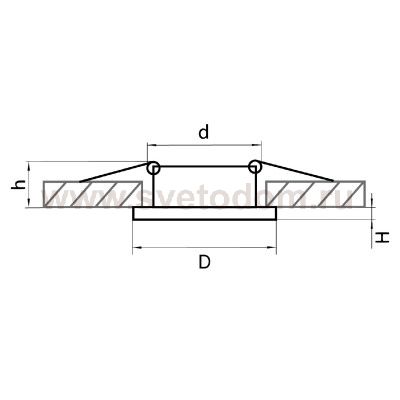 Светильник встраиваемый Lightstar 214219 Intero 16