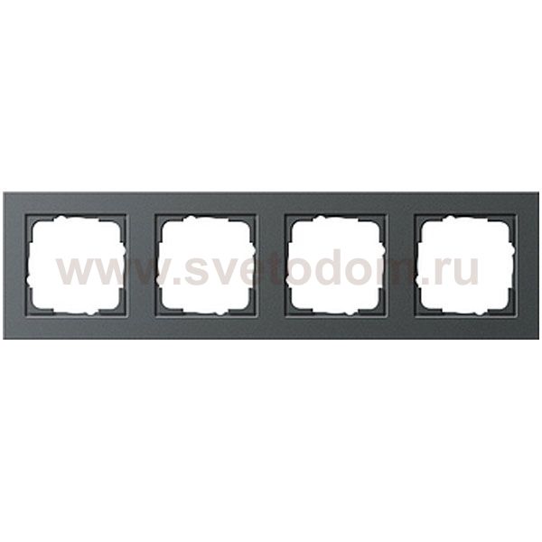 Gira E2 Антрацит Рамка 4-ая (G21423)