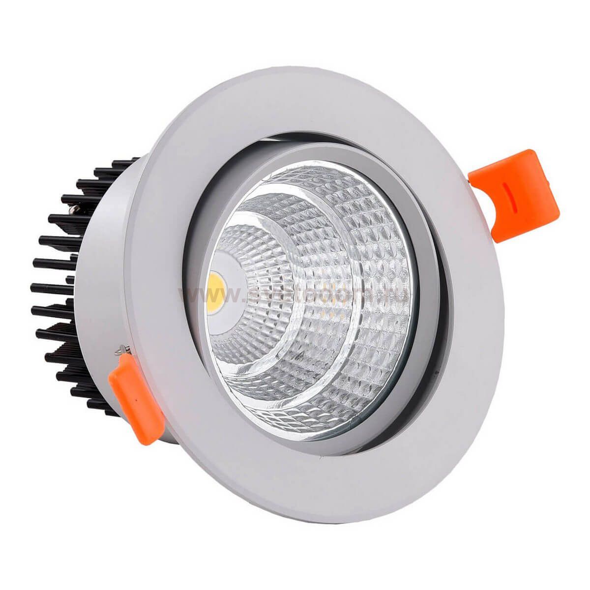 Светильник встраиваемый белый d10,5 h7 Led 10W (4000K) Kink light 2142