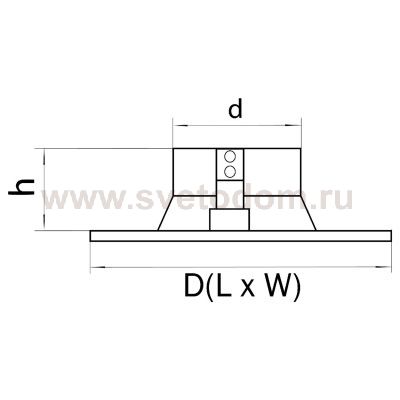 Светильник встраиваемый Lightstar 214317 Intero 111