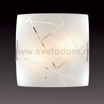 Потолочный светильник Сонекс 2144 хром/белый VASTO