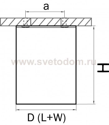 Светильник точечный накладной Lightstar 214419 Ottico