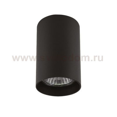 Светильник точечный накладной декоративный под заменяемые галогенные или LED лампы с лампочками LED Svetodom 2371348