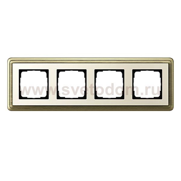 Gira ClassiX Бронза/Кремовый Рамка 4-ая (G214623)