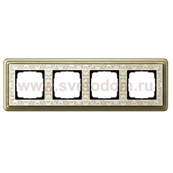 Gira ClassiX Art Бронза/Кремовый Рамка 4-ая (G214663)