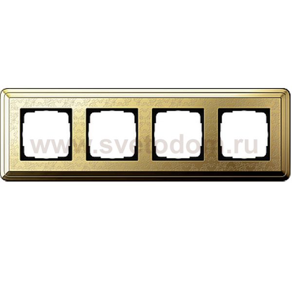 Gira ClassiX Art Латунь/Латунь Рамка 4-ая (G214671)