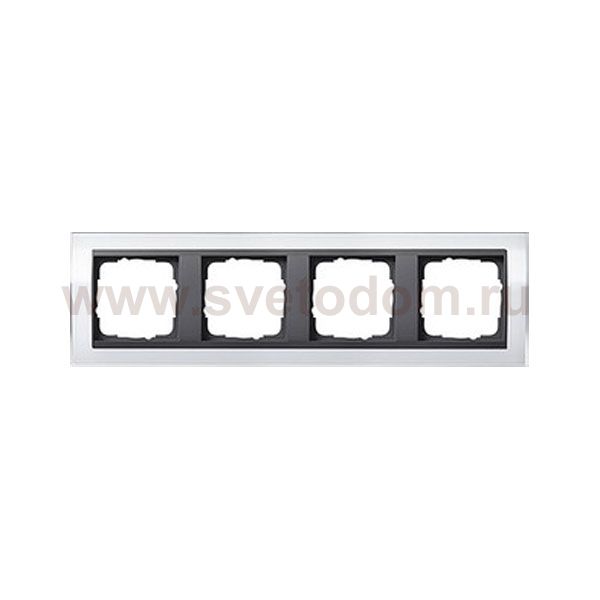 Gira EV CL Бел/Антрацит Рамка 4-ая (G214728)