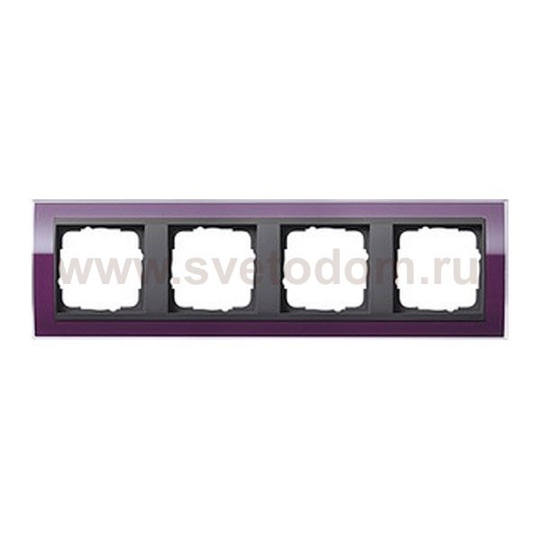 Gira EV CL Фиолетовый/антрацит Рамка 4-ая (G214758)