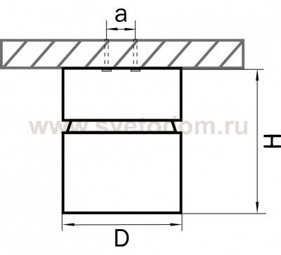 Светильник накладной светодиодный Lightstar 214837 Forte Muro