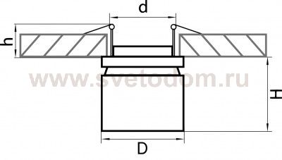 Светильник встраиваемый светодиодный Lightstar 214849 Forte inca 4000K