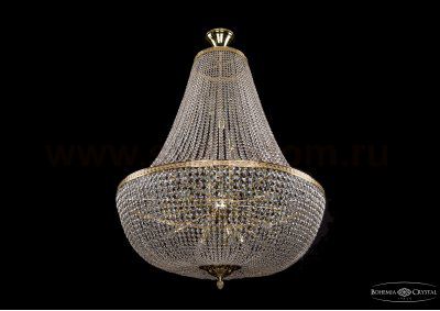 Большая хрустальная люстра Bohemia Ivele 2150/100/G