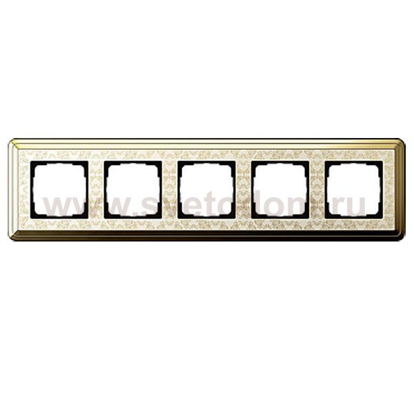 Gira ClassiX Art Латунь/Кремовый Рамка 5-ая (G215673)