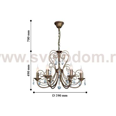 Подвесная люстра Favourite 2158-6P Versailles