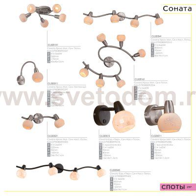 Светильник поворотный спот Citilux CL520545 Соната