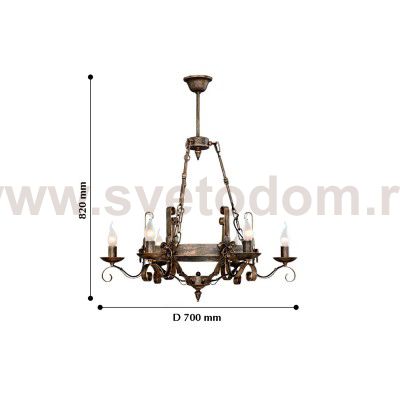Подвесная люстра Favourite 2159-6P Boulogne