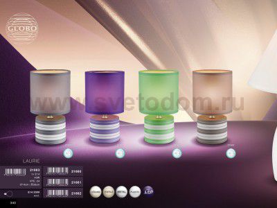 Светильник настольный Globo 21662