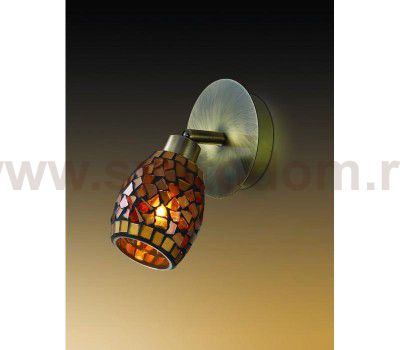 Светильник поворотный спот Odeon light 2167/1W GLOSSE