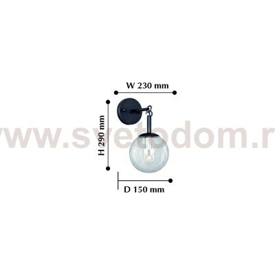 Настенный светильник Favourite 2169-1W Cirque