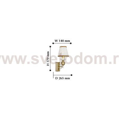 Настенный светильник Favourite 2170-1W Lissa