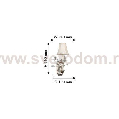 Настенный светильник Favourite 2171-1W Glory